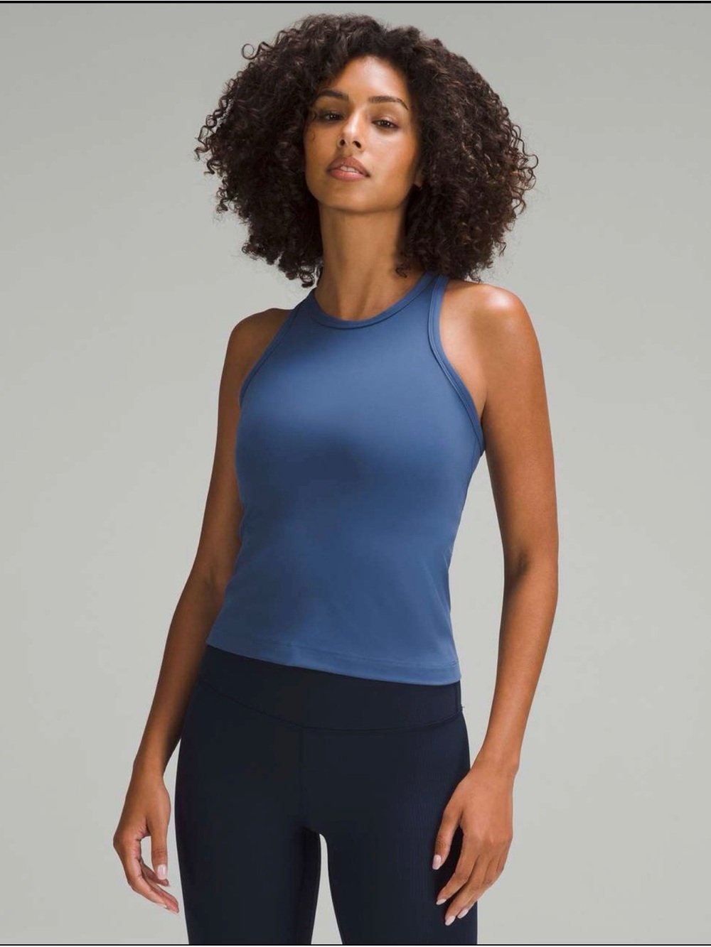 Lululemon Align Waist-Length Racerback Tank Top Blue Size 6 - Picture 6 of 6